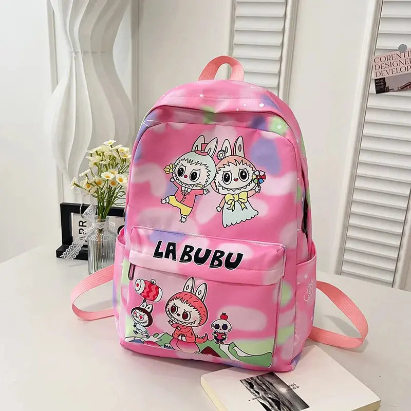 BANDAI Cartoon Printed Backpack For Teenage Student Cute Monster Series Girl Boy Large Capacity Schoolbag Knapsack Laptop Bag Trikidsworld
