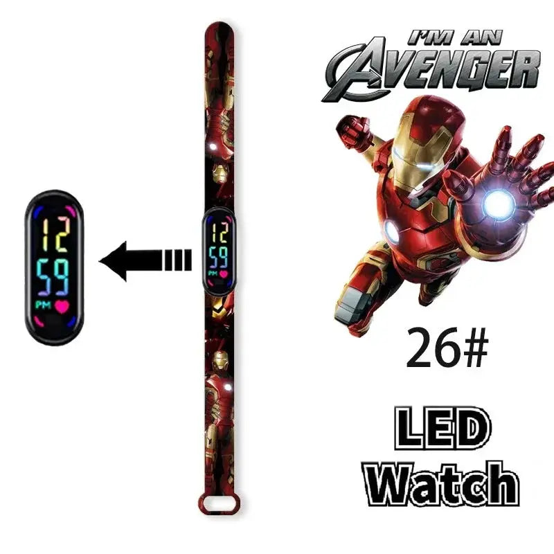 Watch Kids LED Cartoon Bracelet Wristwatch Trikidsworld