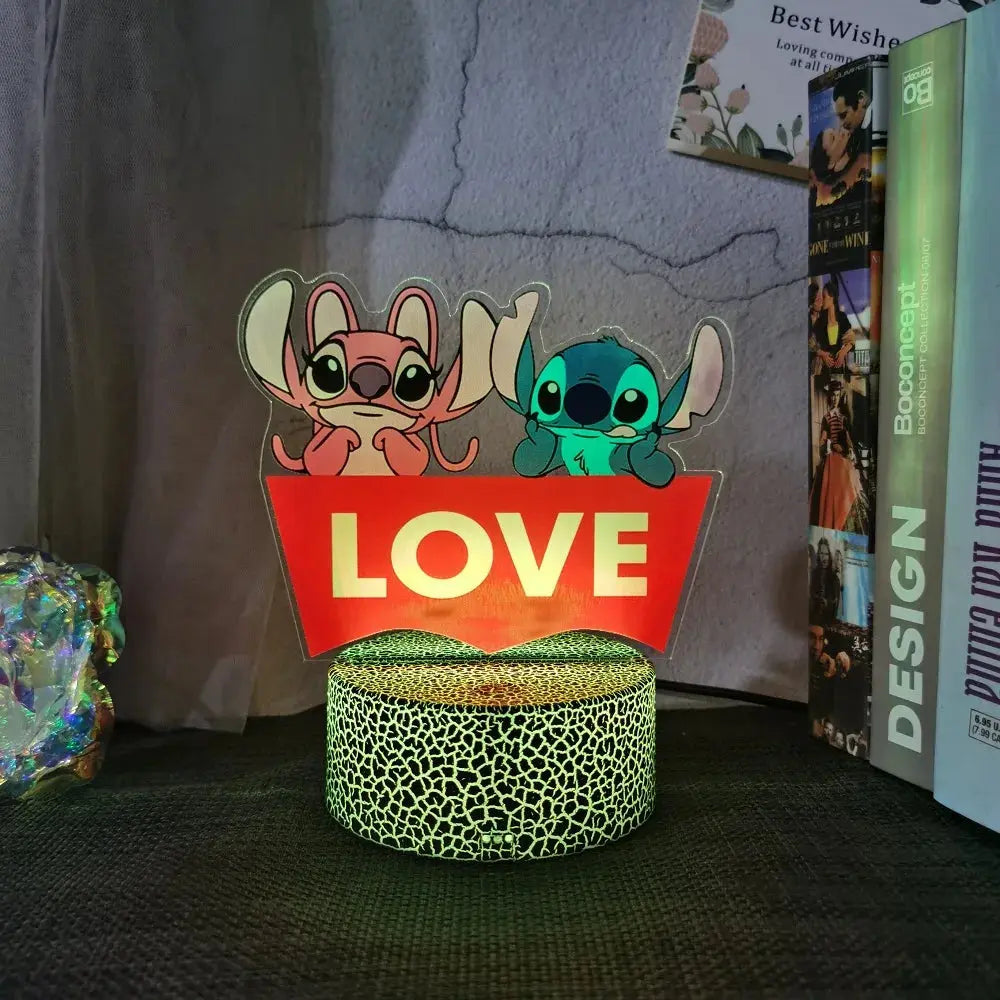 Lilo & Stitch Kids Night Light | Creative Cartoon Table Lamp Gift Trikidsworld
