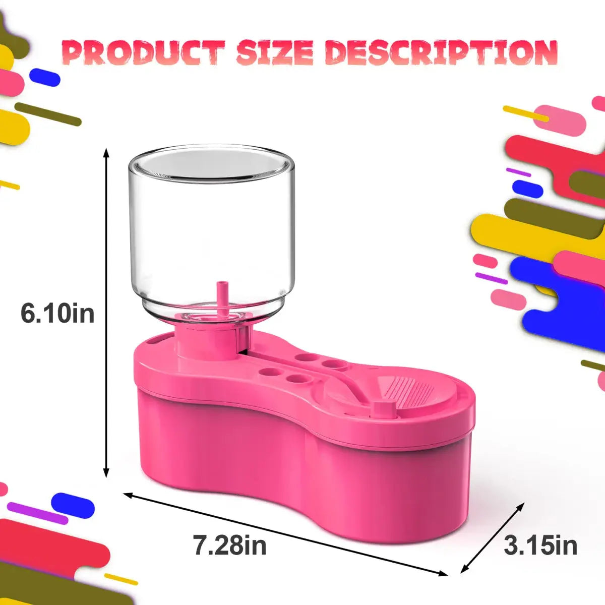 New Paint Brush Cleaner With Drain Button Automatic Water Circulation Paint Brush Cleaning Machine Cleaning Bucket Art Tools Trikidsworld