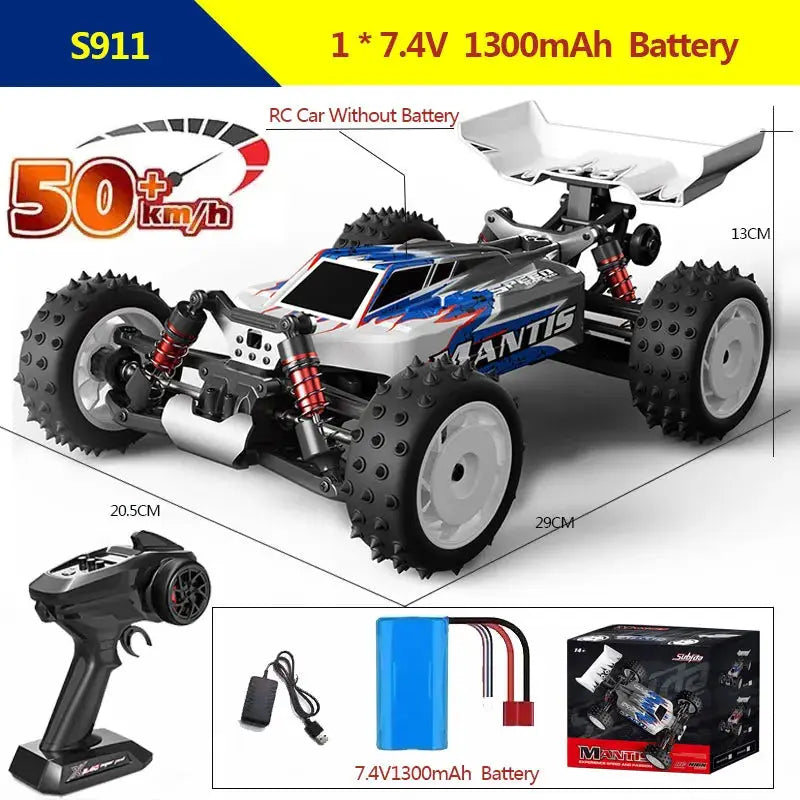 S911PRO 1:16 4WD RC Car 70KM/H or 50KM/H Remote Control Cars High Speed Drift Brushless Monster Truck For Kids VS Wltoys 144001 Trikidsworld