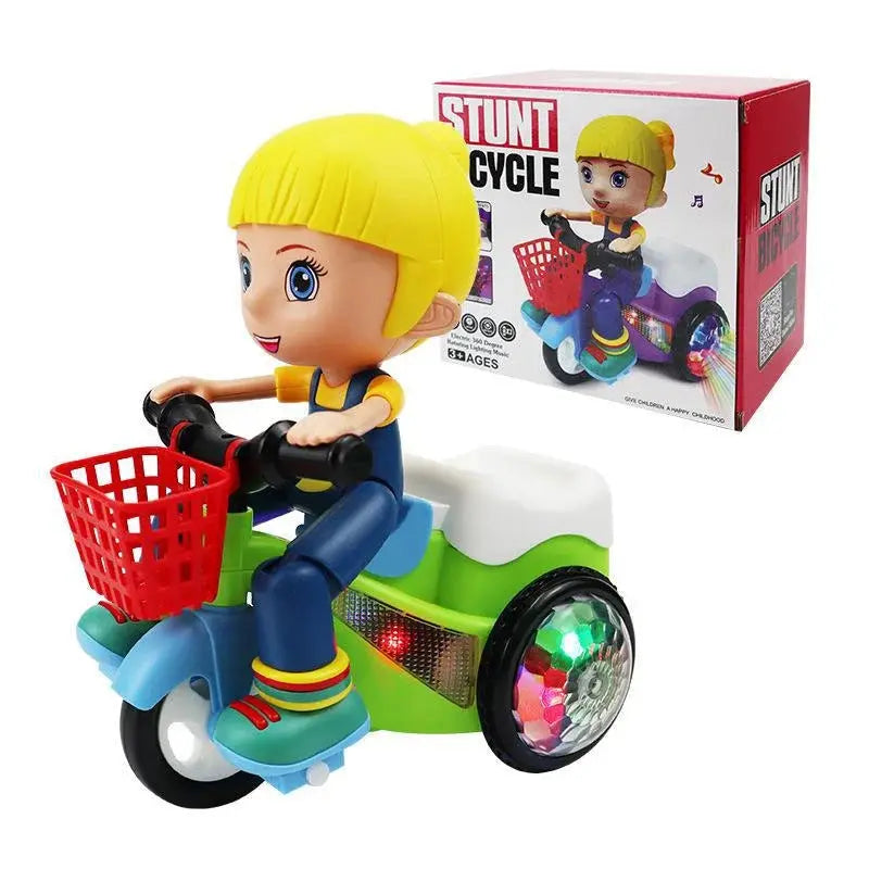 Stunt Tricycle Rotating Dance Universal Toy Electric Bicycle Colorful Lights Music Toy Car Male and Female Gifts Trikidsworld
