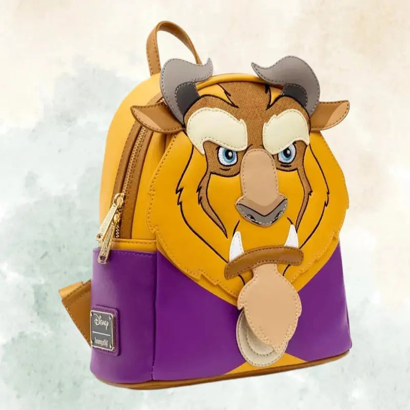Beauty and The Beast Princess Series Cogsworth Lumiere Chip Bell Winter Cosplay Mini Backpack Fashion Cute Girl Storage Bag Trikidsworld