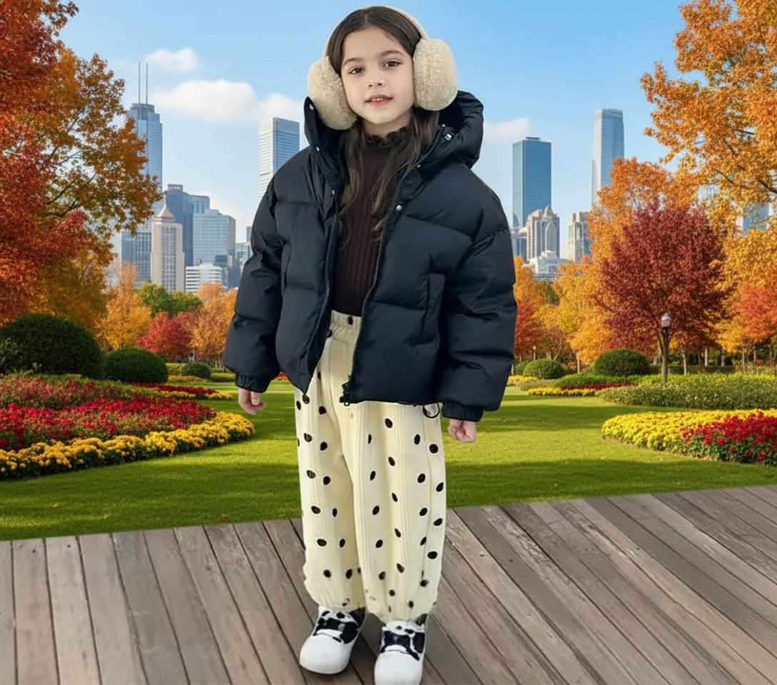 Winter Kids Warm Down Coats Autumn Children Cotton-Padded Jackets Boys Girls Clothing Baby Hooded Outerwear 3-12 Years Trikidsworld