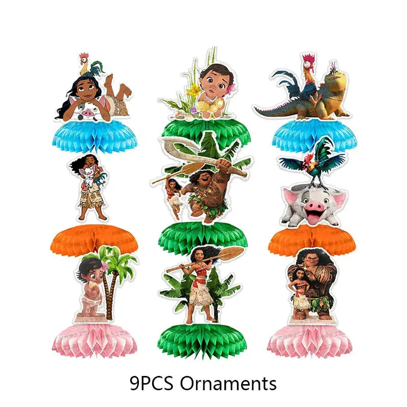 Moana Birthday Party Decoration Cartoon Trikidsworld