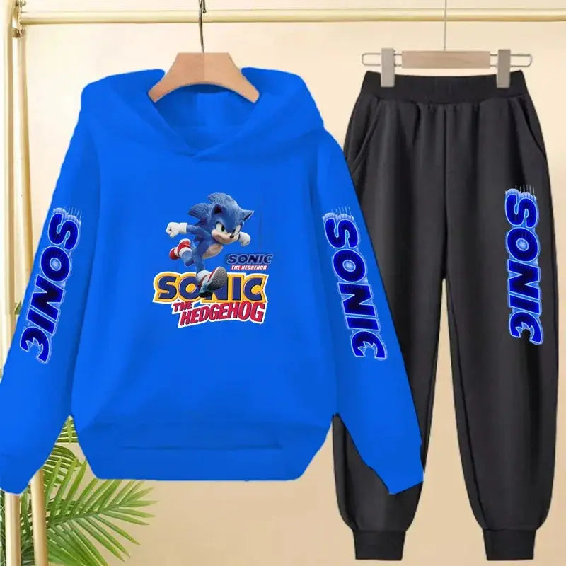 Sweat à capuche d'automne pour enfants de 3 à 12 ans, produits Anime, vêtements de sport, pull + pantalon, ensemble deux pièces Trikidsworld