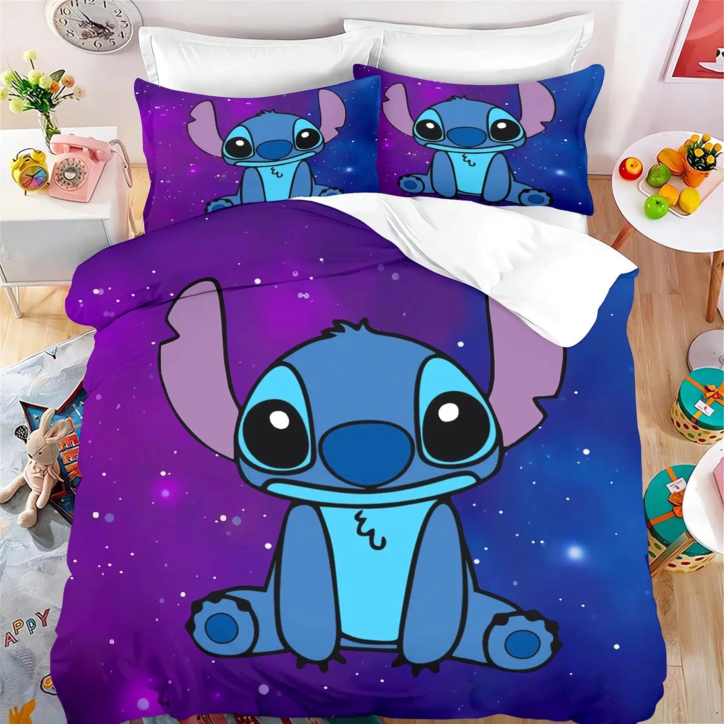 Stitch Bedding Set – Anime Duvet Cover Trikidsworld