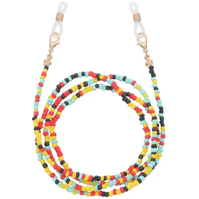 11 Colors Fashion Reading Glasses Chain Retro Beads Eyeglass Sunglasses Spectacle Cord Neck Strap String Mask Chain Eye Wear Trikidsworld