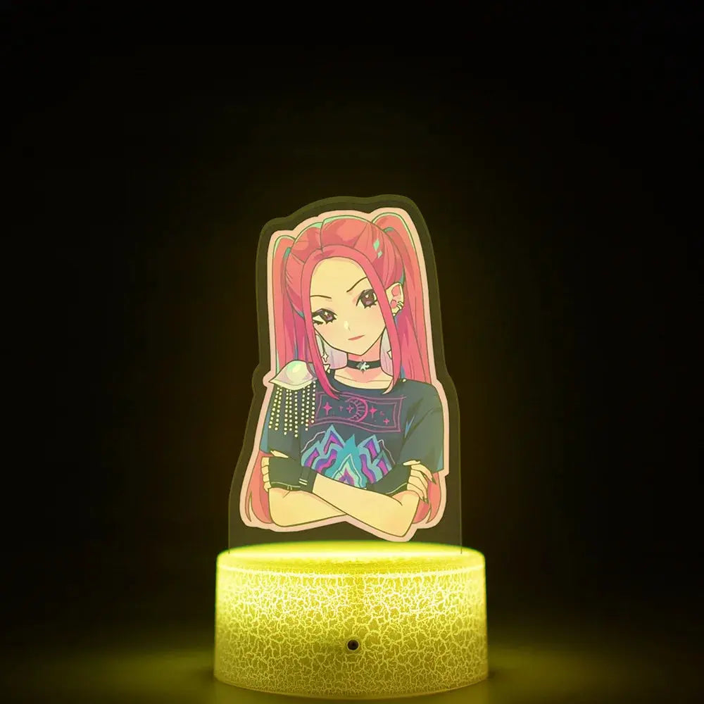 KPop K-POP Demon Hunters Kawaii Zoe Rumi Mira Saja Boys Superstar Monochrome Light Remote Control 16 Color Light Night Light Trikidsworld