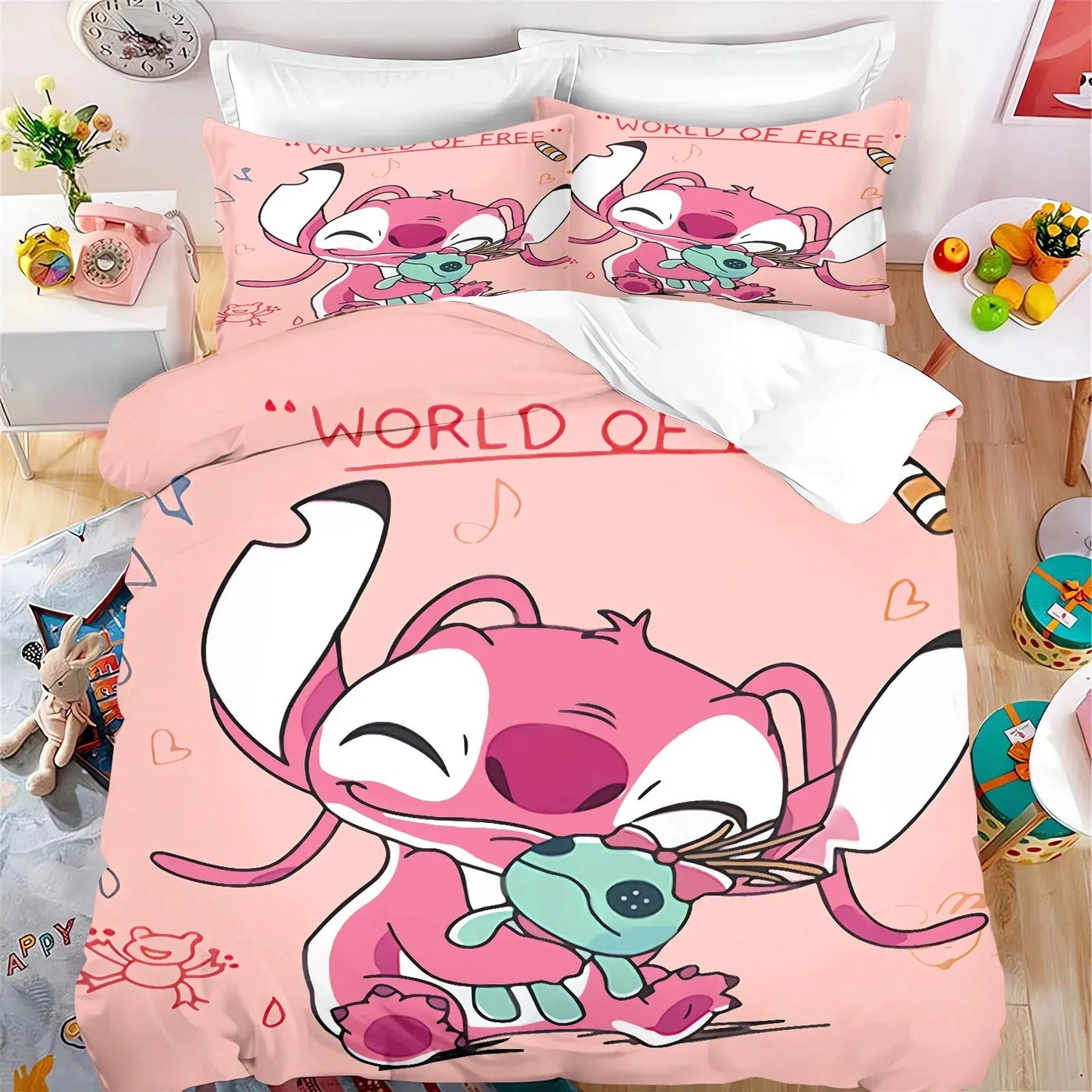 Stitch Bedding Set – Anime Duvet Cover Trikidsworld