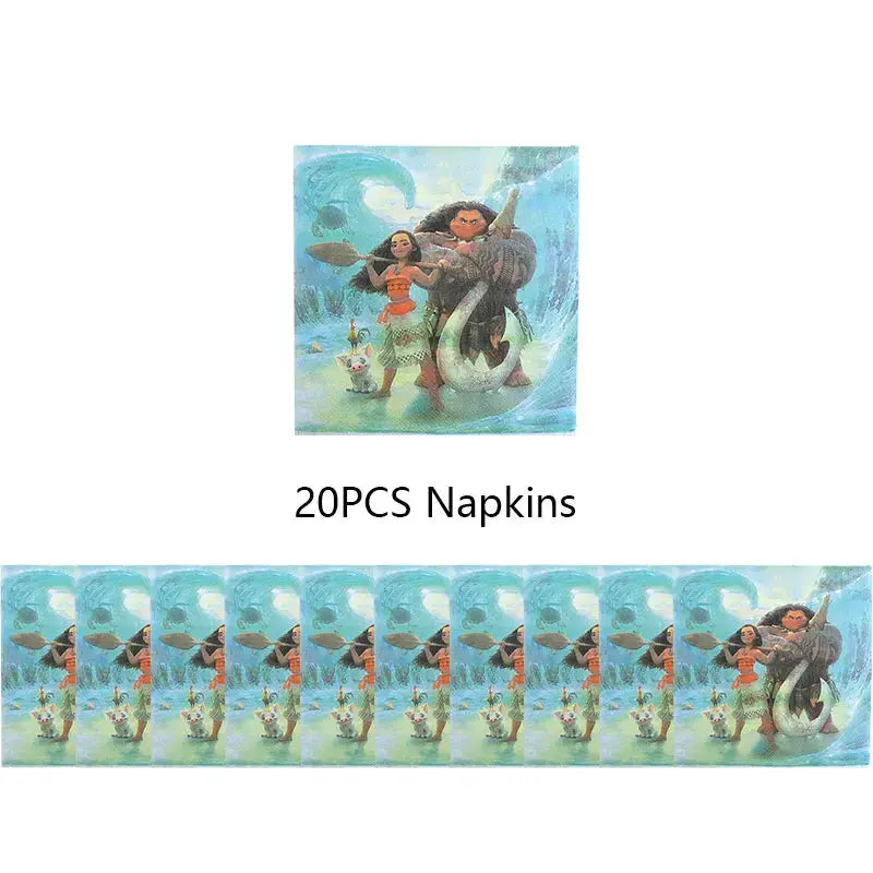 Moana Birthday Party Decoration Cartoon Trikidsworld