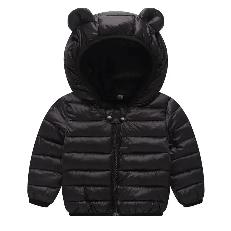 Kids Thick Warm Coats Winter Children's Fleece Hooded Jackets Autumn Cashmere Padded Snowsuit Boys Girls Cotton Outerwear 2-6Y Trikidsworld