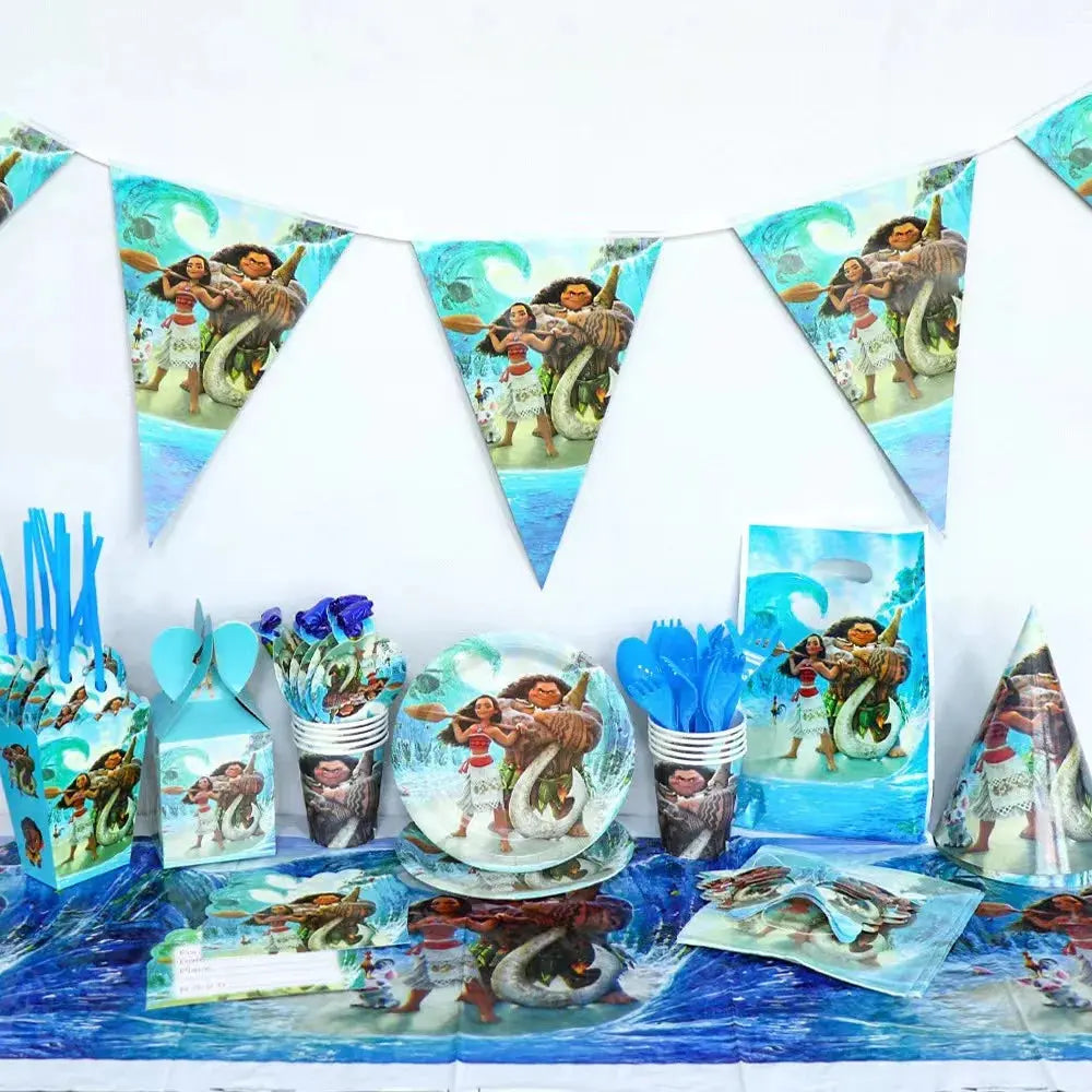 Moana Birthday Party Decoration Cartoon Trikidsworld