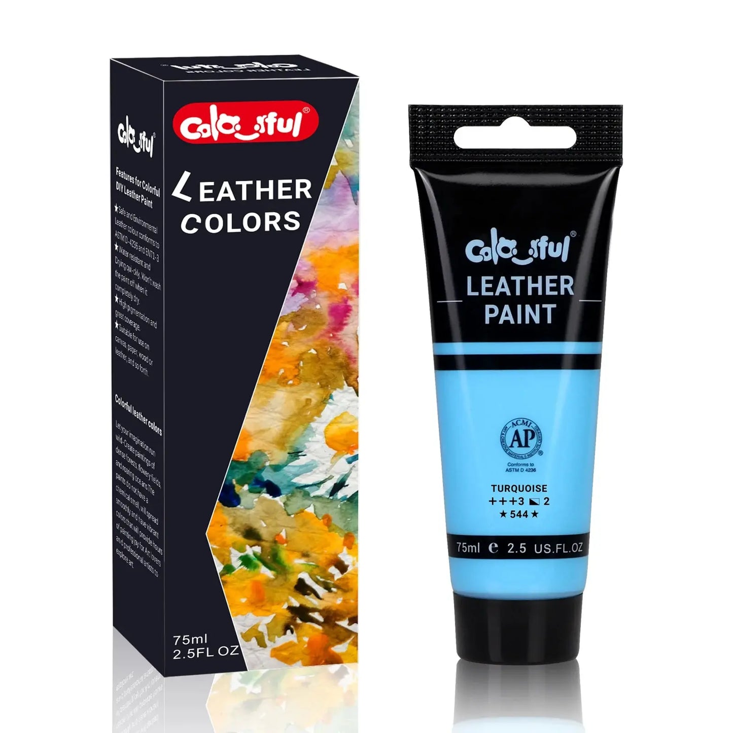 Acrylic Leather PigmentPaint set 12 Colors Leather For Bags,Shoe,Crafts DIY Waterproof Never Fading Leather Repair paint pigment Trikidsworld