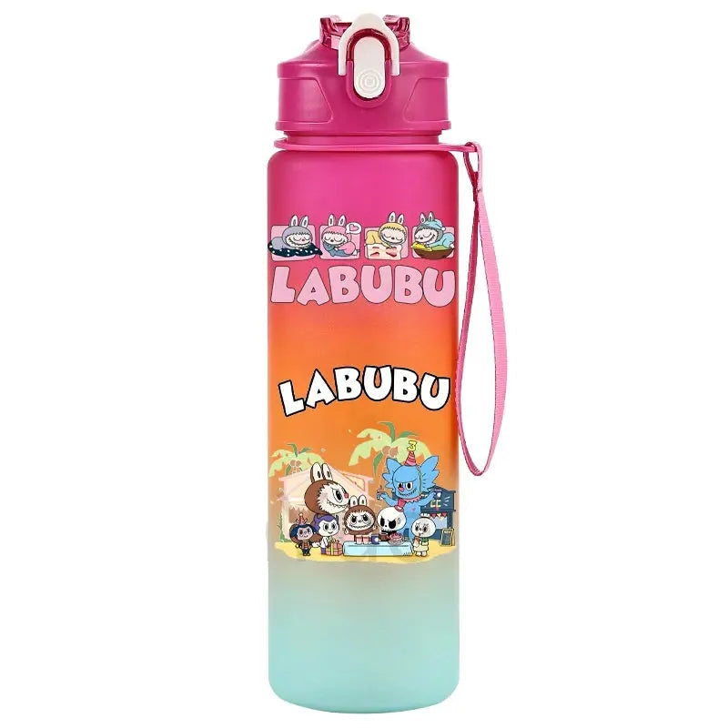 750Ml Cartoon Printed Water Bottle Teenger Student Drinking Portable Cartoon Large Capacity Outdoor Sport Water Cup Kid Gift Trikidsworld