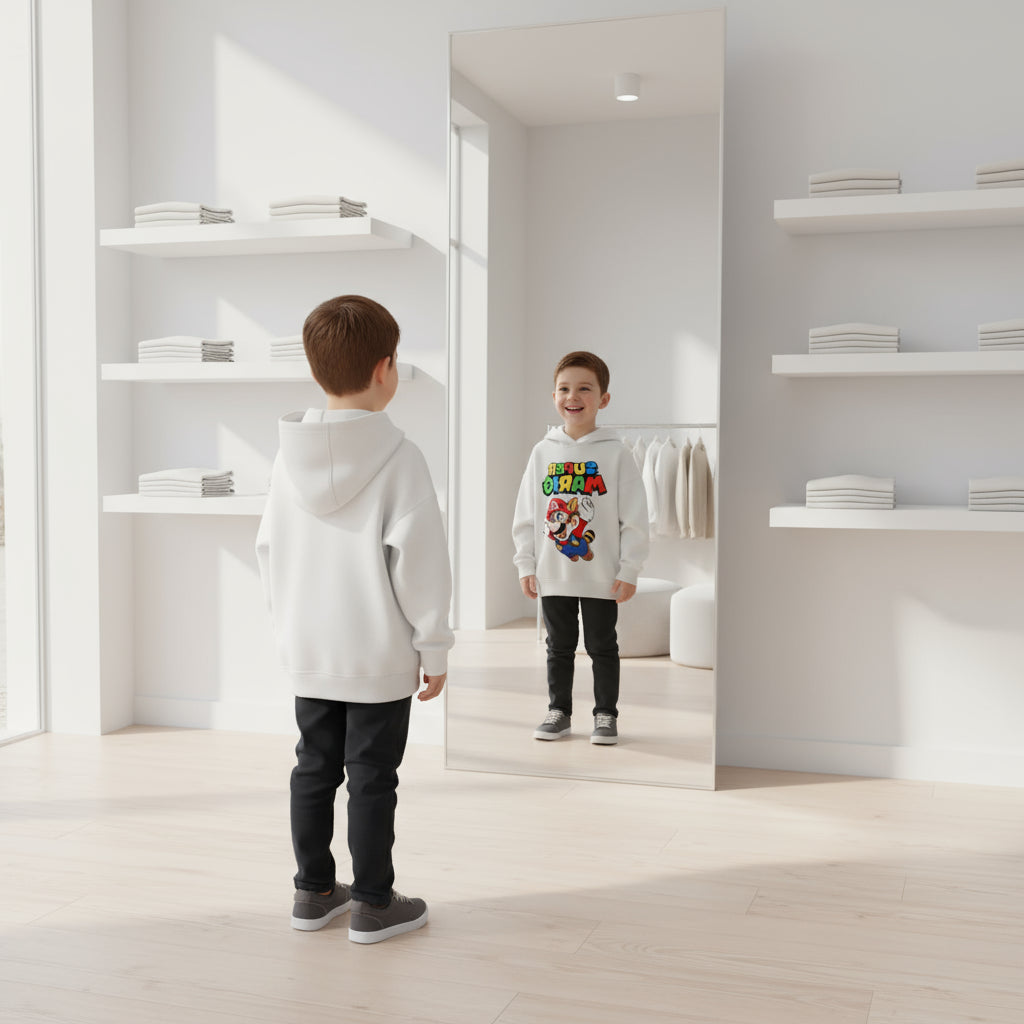 Super Mario Bros Boy Girl Hoodie Suit Spring Autumn Kids Hooded Sportswear Setspants Boys Pokemon Clothes 2-14 Years Children's Trikidsworld