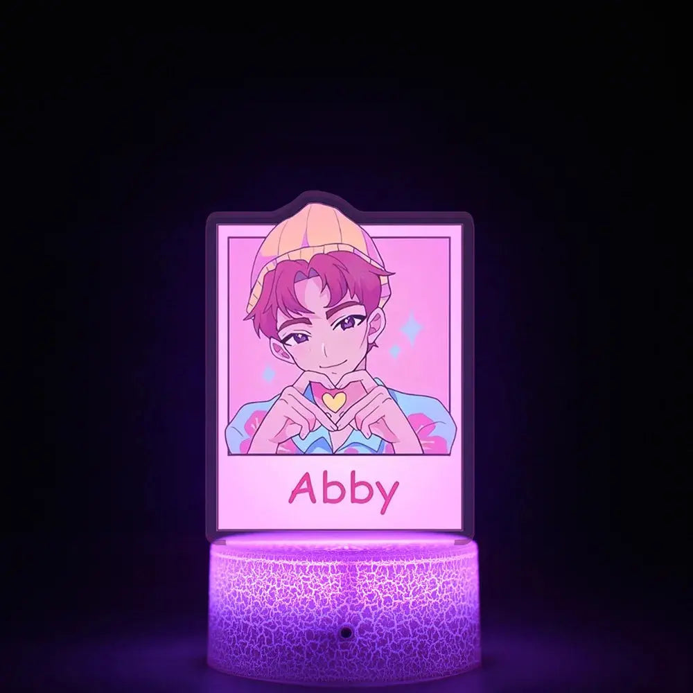 KPop K-POP Demon Hunters Kawaii Zoe Rumi Mira Saja Boys Superstar Monochrome Light Remote Control 16 Color Light Night Light Trikidsworld