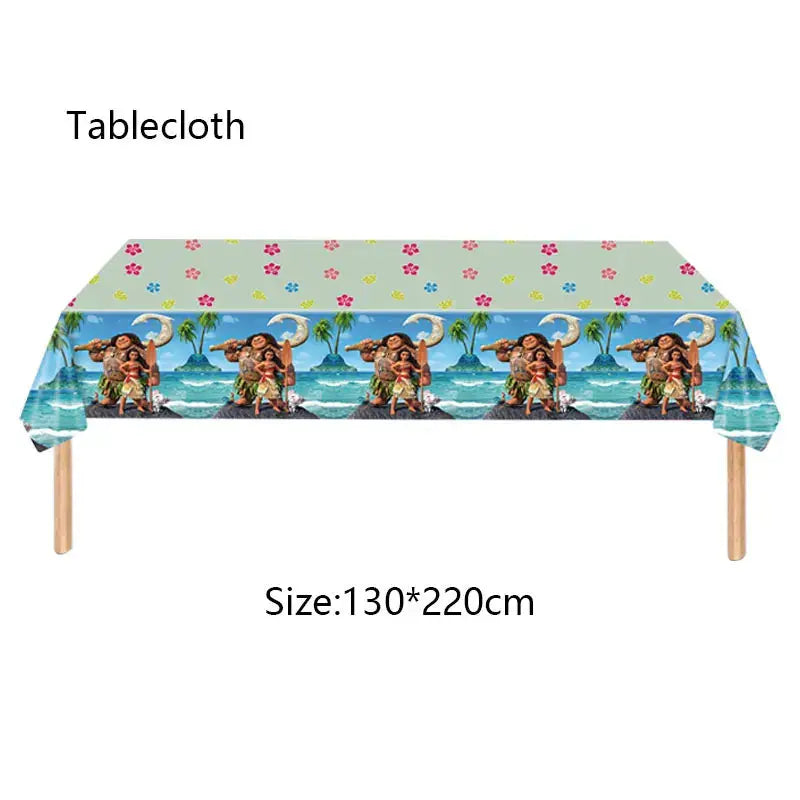 Moana Birthday Party Decoration Cartoon Trikidsworld