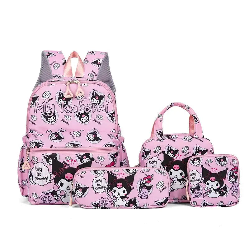 School Backpack Set with Wallet, Shoulder Bag & Pencil Case Trikidsworld