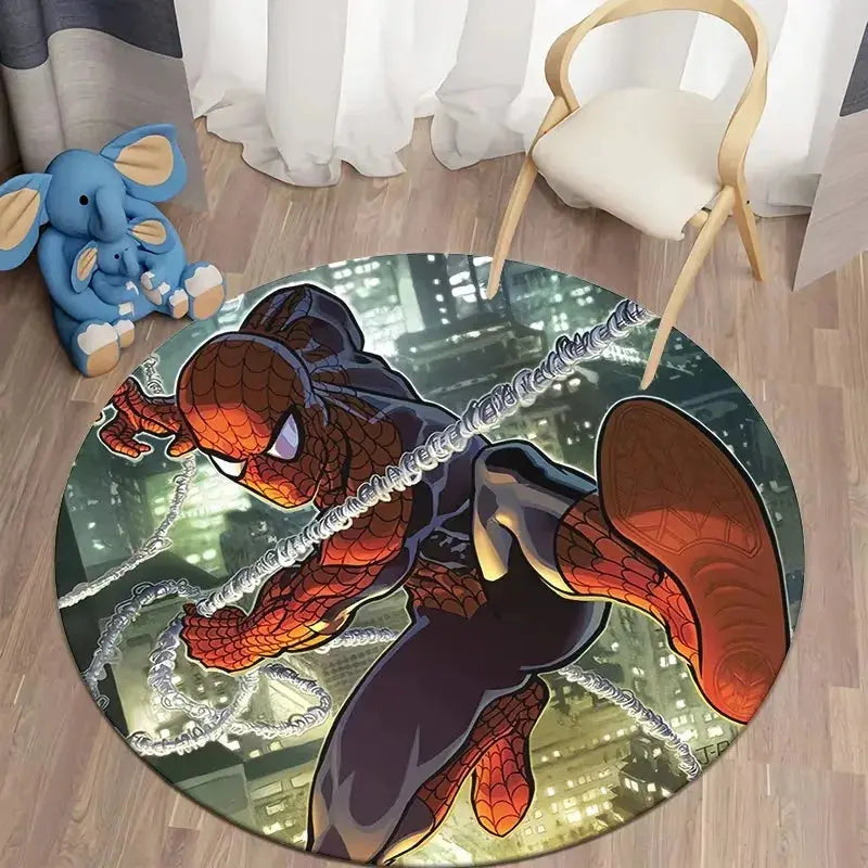 Spider Man Round Carpet for Home Decor Trikidsworld