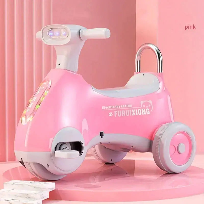 Multi-function LED Sound motorcycle High Quality balance Tricycle rocking car toy girls birthday gift parent-child interaction Trikidsworld