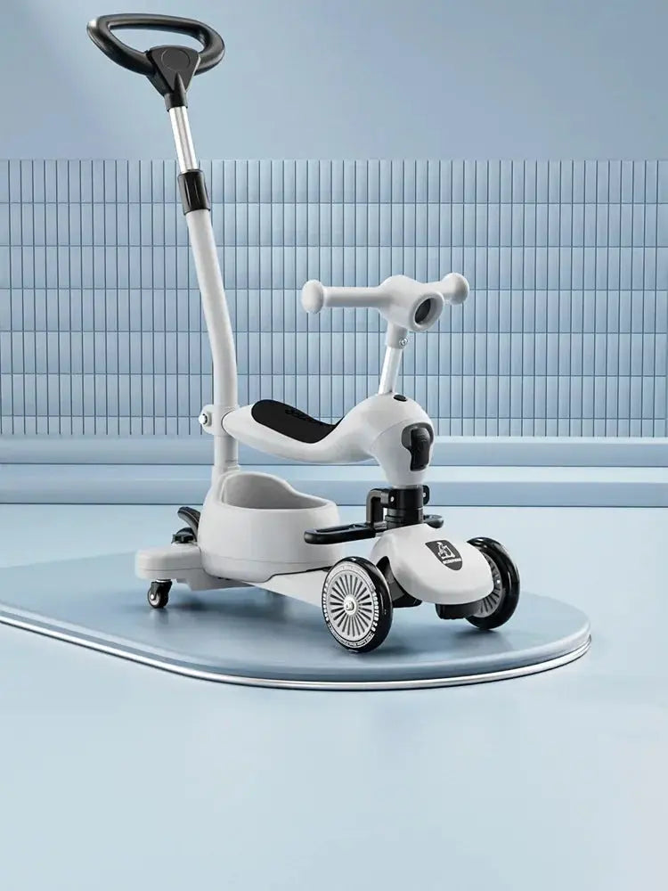 Wheel -3 Foldable Kids' Scooter – Musical, Portable, Multimode Ride Trikidsworld