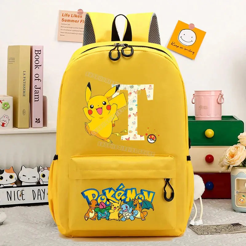 Pokemons School Bag Cartoon Backpack Trikidsworld