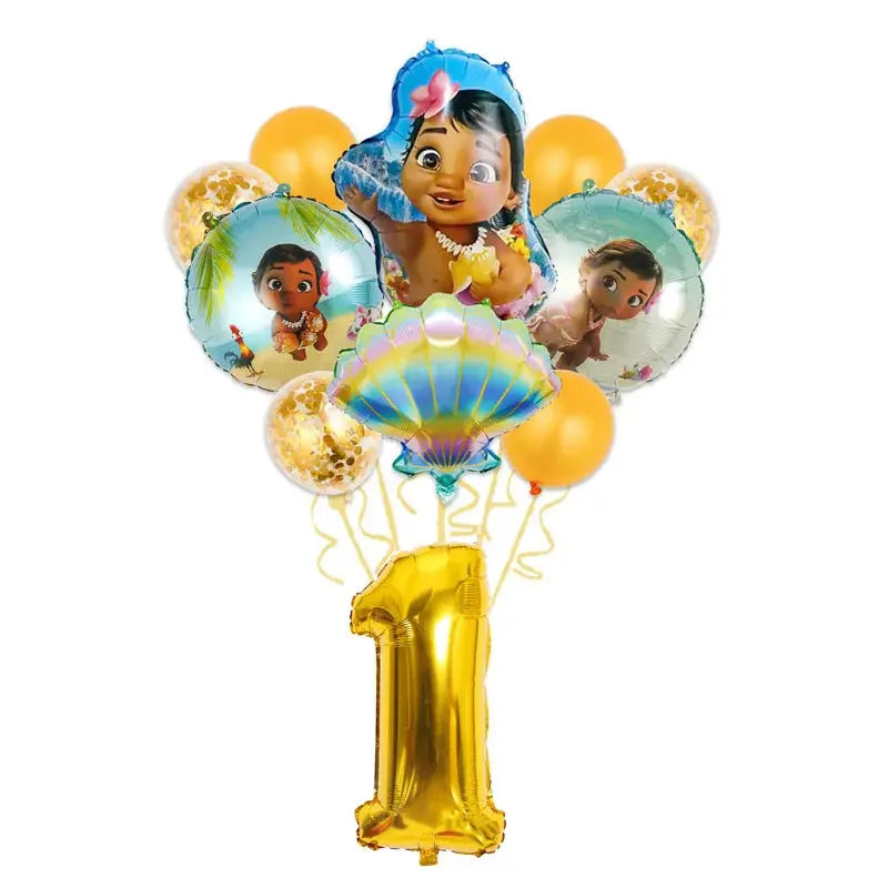 Moana Birthday Party Decoration Cartoon Trikidsworld