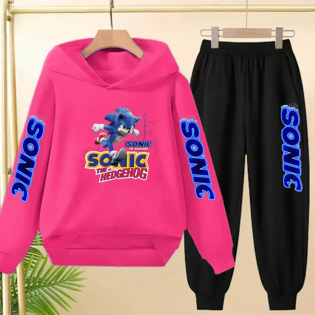 Sweat à capuche d'automne pour enfants de 3 à 12 ans, produits Anime, vêtements de sport, pull + pantalon, ensemble deux pièces Trikidsworld
