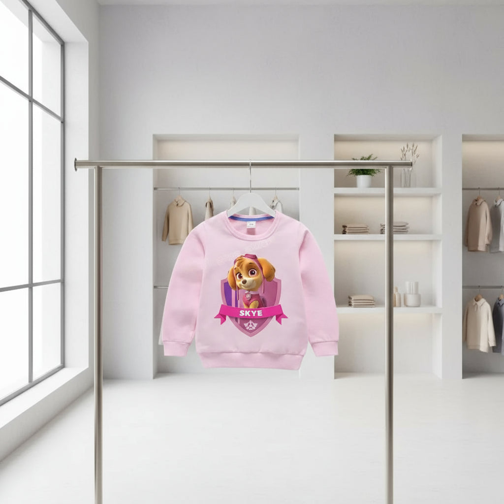 Paw Patrol Print Kids Sweatshirts Cartoon Children Hoodies Funny Autumn Spring Baby Pullover Outwear Tops Girls Boys Clothes Trikidsworld