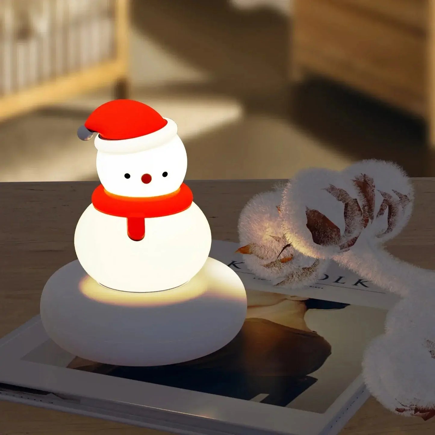Cute Animal Night Light Novelty 3 Level Dimmable Nursery Nightlight USB Rechargeable Table Lamp for Breastfeeding Toddler Baby Trikidsworld