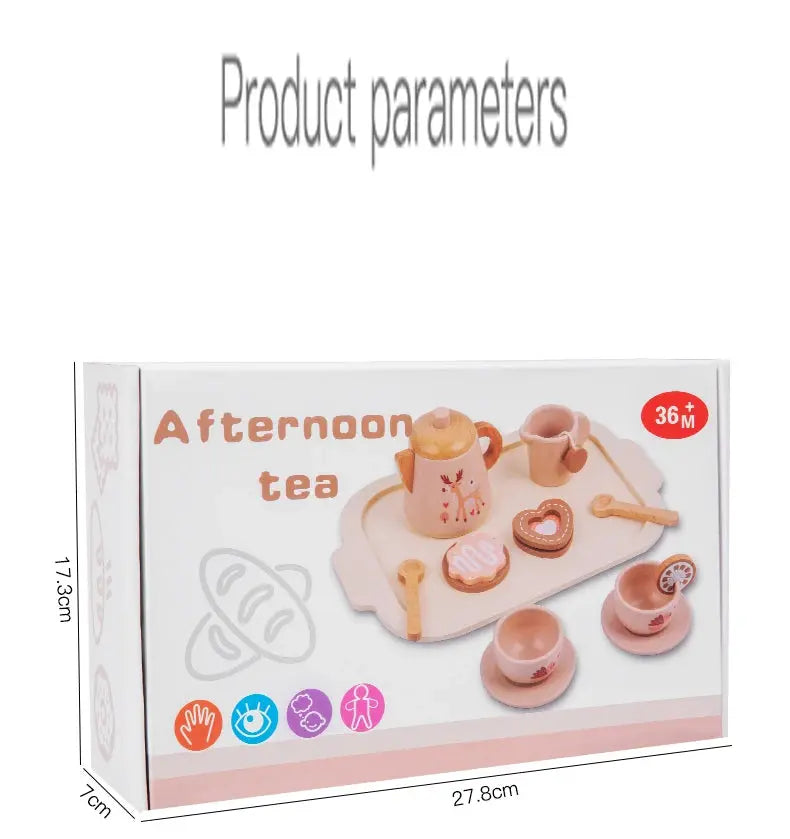 Afternoon Tea Set Wooden Toy Trikidsworld