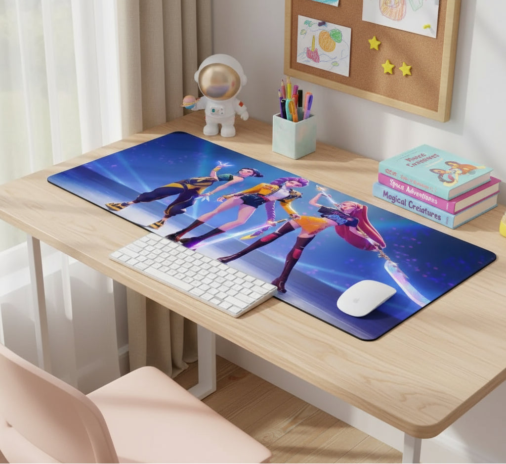 KPop D-Demon H-Hunters Mouse Pad Non-slip Mausepad Gaming Accessories Large Office Gamer Keyboard Desk Mat Rubber Mousepad Trikidsworld