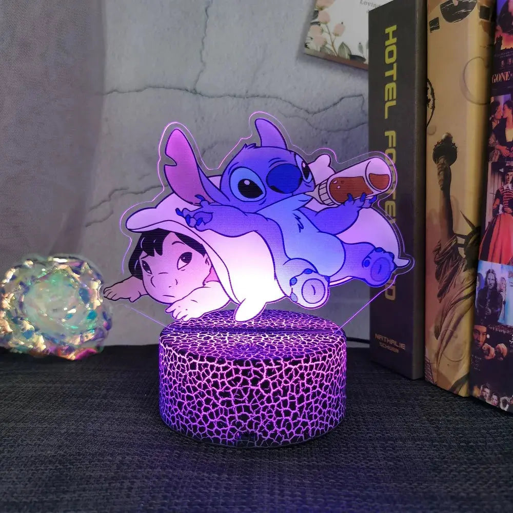 Lilo & Stitch Kids Night Light | Creative Cartoon Table Lamp Gift Trikidsworld