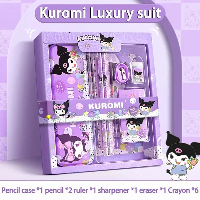 Sanrio Kawaii Stationery Set – 12-Piece Gift Box Trikidsworld