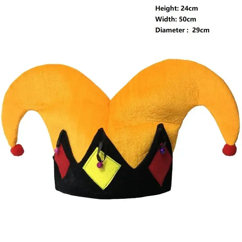 Adult Halloween Fancy Dress Up Hat Stage Show Props Clown Funny Dress Up Clown Hat Carnival Birthday Cake Cap Trikidsworld