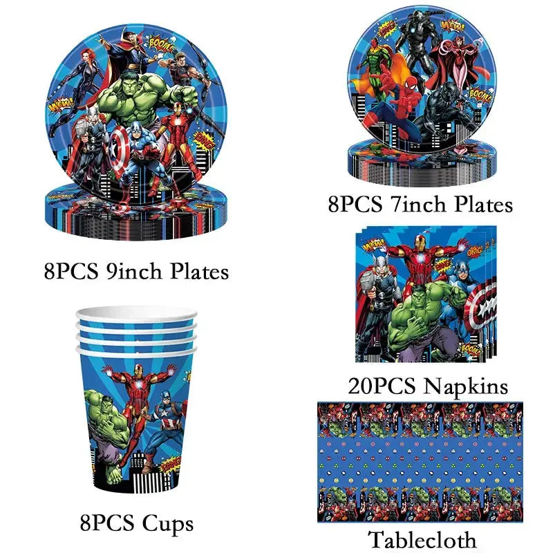 Kids Avengers Marvel Birthday Party Decoration Trikidsworld