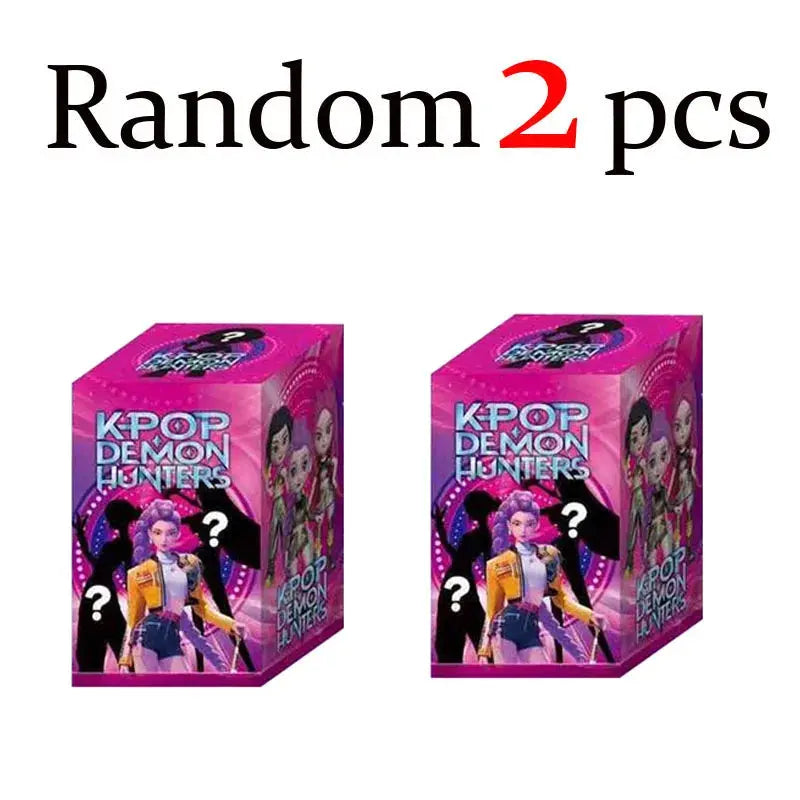2025 Hot Anime KPop Devil Hunter Doll Vinyl Toy Rumi Mira Zoi Character Vinyl Mask Blind Box Ornament Toy Birthday Gift Trikidsworld