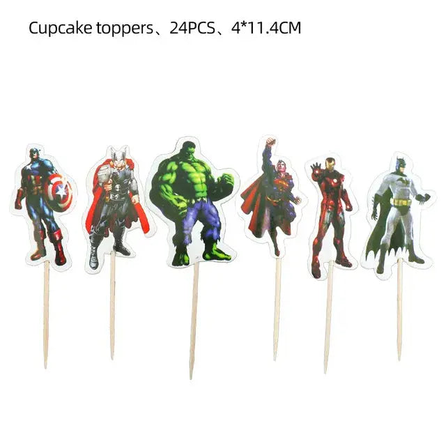 Kids Avengers Marvel Birthday Party Decoration Trikidsworld