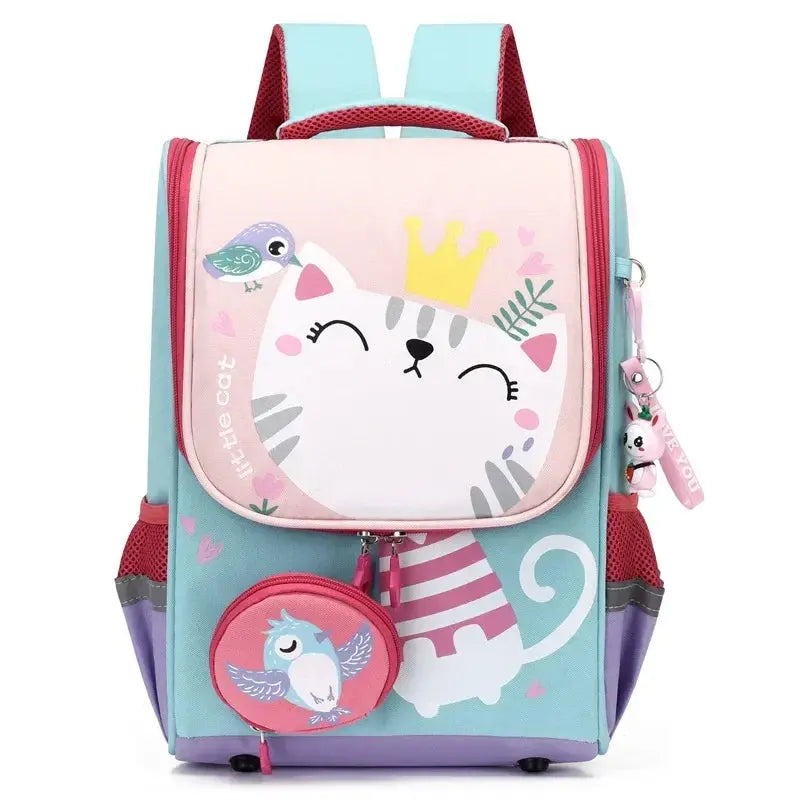 School Backpacks for Girls Cute Cat Trikidsworld