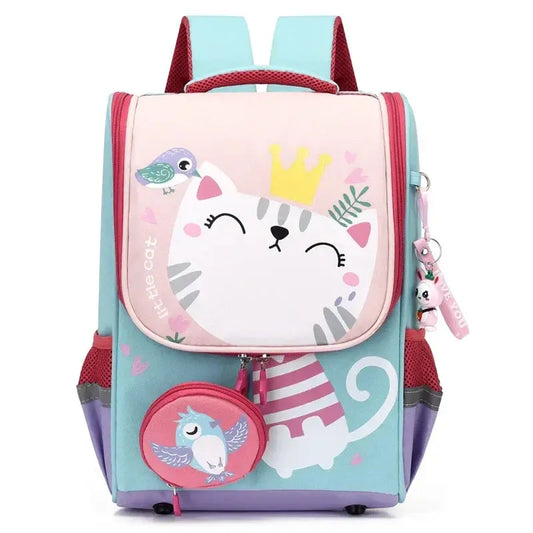 School Backpacks for Girls Cute Cat Trikidsworld