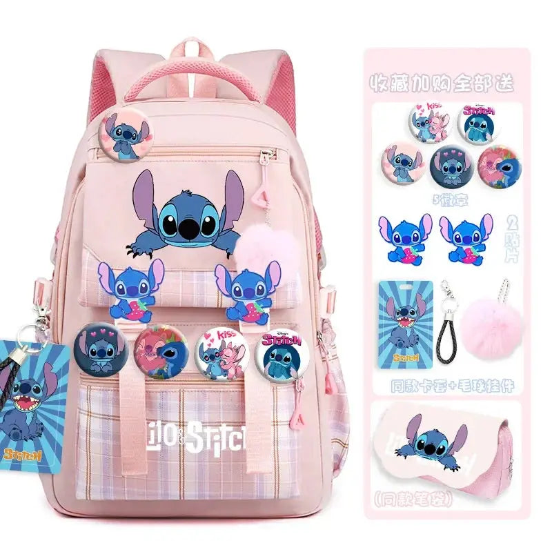 Stitch Student Backpack Trikidsworld
