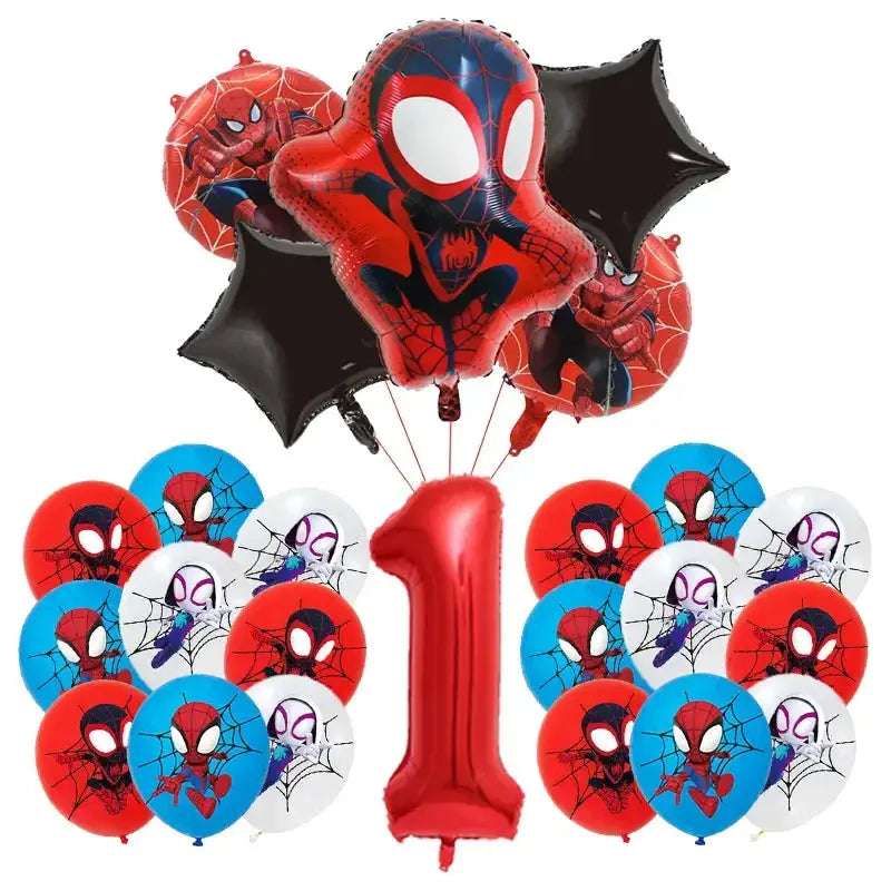 Birthday Party Decoration Spiderman Theme Balloon Trikidsworld