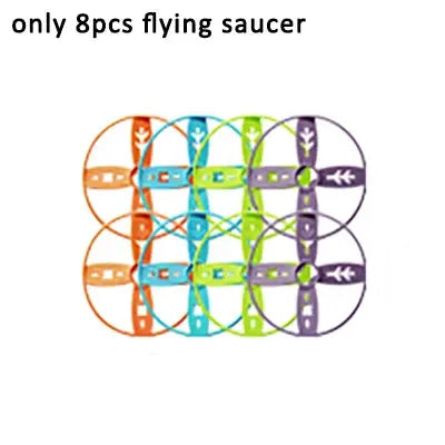Flying Saucer Disc Launcher Kids Flying Toys Pull String UFO Throw Catch Outdoor Sport Propeller Children Toys Gift For Boy Girl Trikidsworld