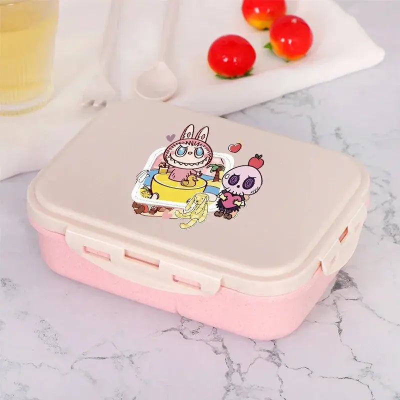 Lunch Bag Cartoon Crystal Sticker Warming Box Portable Outdoor Picnic Food Storage Bags Large Capacity Bento Boxs Gifts Trikidsworld