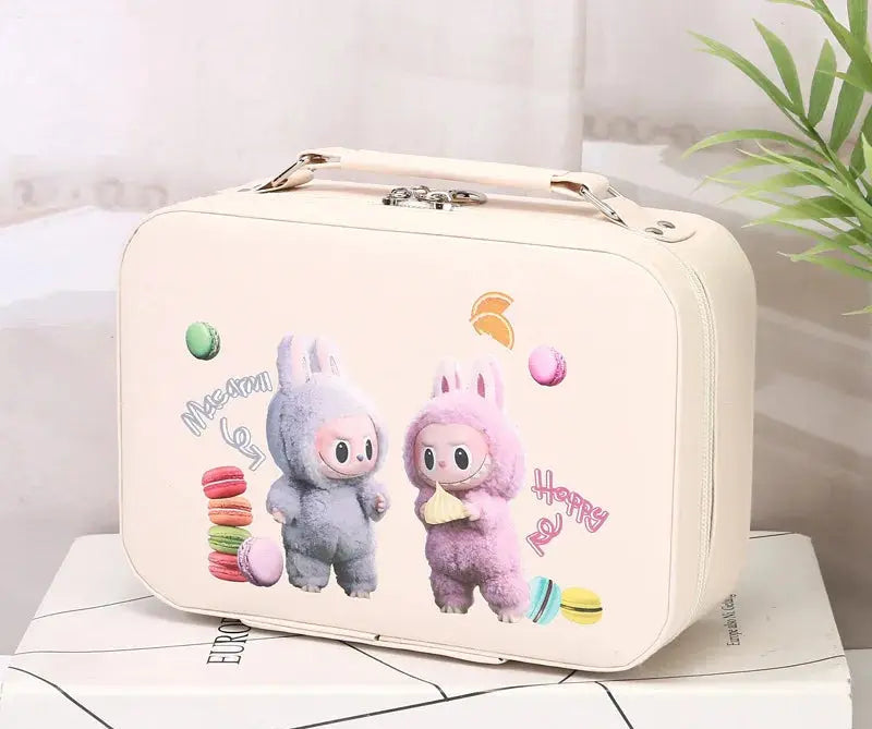 New Cute Cartoon Monster Doll Makeup Bag Multi Functional Handheld Portable Small Square Storage Bag Children's Birthday Gift Trikidsworld