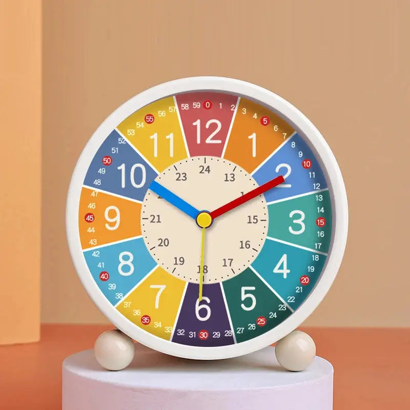 Early Learning Desktop Alarm Clock Children Wake Up Alarm Clock Living Room Bedroom Silent Desktop Clock Desktop Clock Trikidsworld