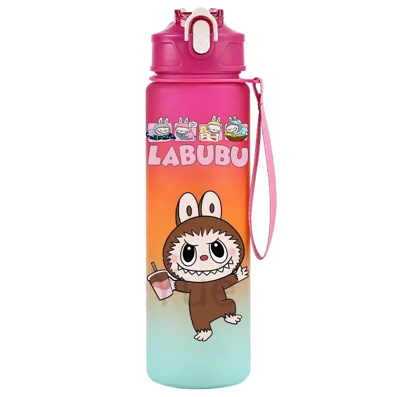 750Ml Cartoon Printed Water Bottle Teenger Student Drinking Portable Cartoon Large Capacity Outdoor Sport Water Cup Kid Gift Trikidsworld