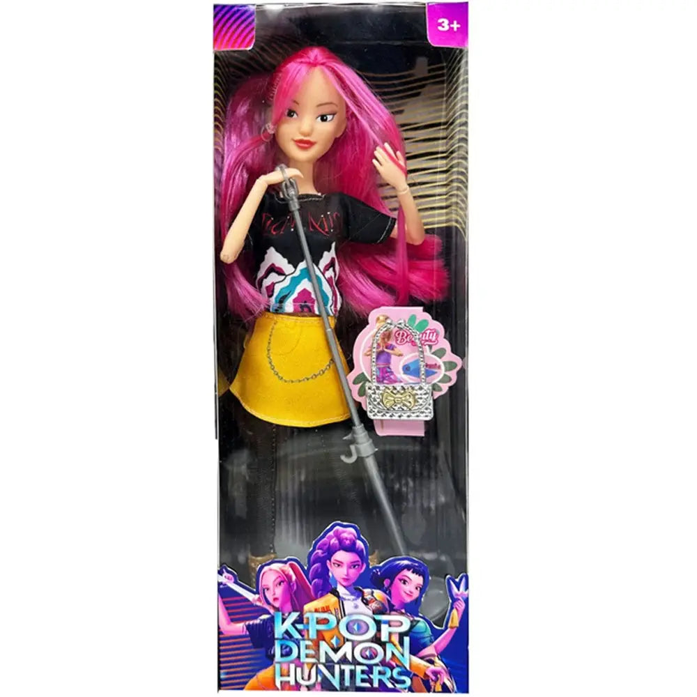 2026anime k pop Demon hunters Witch Hunter Group High appearance Glue doll doll Girl's heart Decorative doll Holiday Gifts Trikidsworld