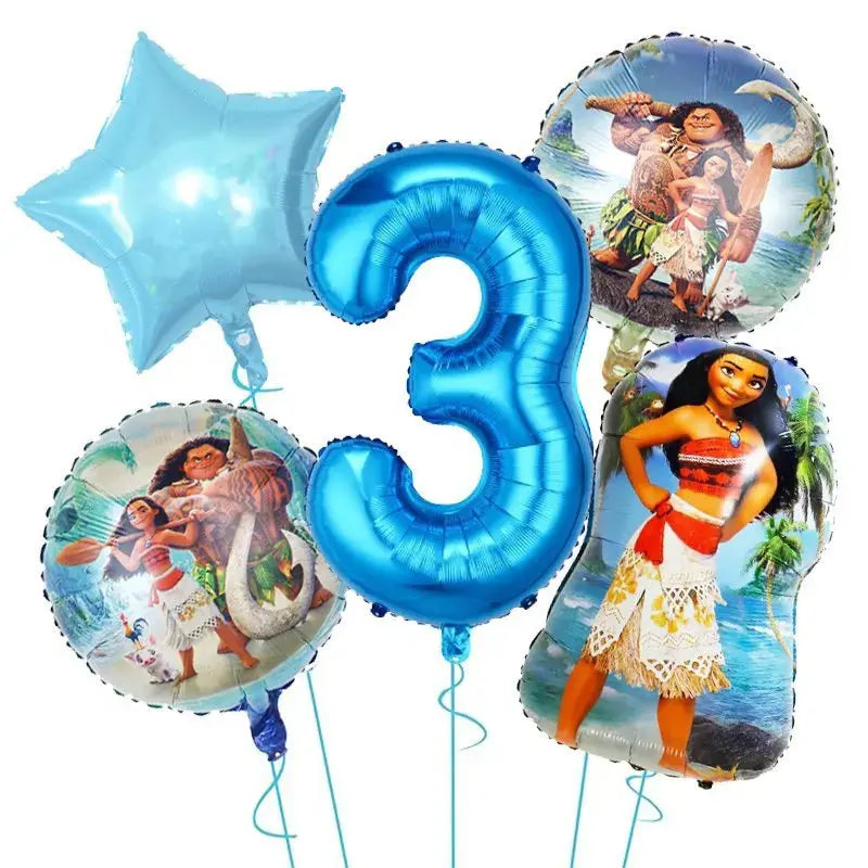 Moana Birthday Party Decoration Cartoon Trikidsworld